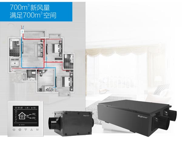 H705 (分體式) 中央新風(fēng)凈化機